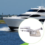 Maxbell Outboard Engine Bracket Accessory for Boat 7 1/2 HP- 20HP Professional White Base