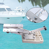 Maxbell Outboard Engine Bracket Accessory for Boat 7 1/2 HP- 20HP Professional White Base