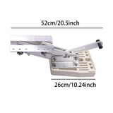 Maxbell Outboard Engine Bracket Accessory for Boat 7 1/2 HP- 20HP Professional White Base