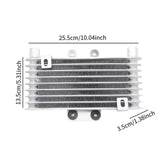Maxbell Motorcycle Oil Cooler Cooling Radiator Kit for 125-250cc