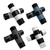 Maxbell Motorcycle Handle Grips for 1 inch Handlebars TPU Covers Black White