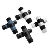 Maxbell Motorcycle Handle Grips for 1 inch Handlebars TPU Covers Black White
