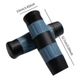 Maxbell Motorcycle Handle Grips for 1 inch Handlebars TPU Covers Black Blue