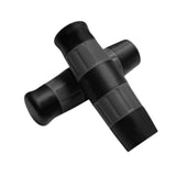 Maxbell Motorcycle Handle Grips for 1 inch Handlebars TPU Covers Black Gray