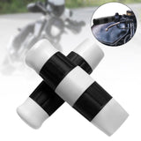 Maxbell 1 Pair Motorcycle Handle Grips for 1 inch Handlebars Stylish Easy to Install