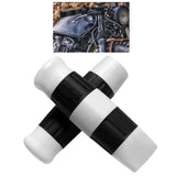 Maxbell 1 Pair Motorcycle Handle Grips for 1 inch Handlebars Stylish Easy to Install