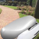 Maxbell Motorcycle Seat Cover Replaces Stretch Edges for Summer Scooter Outdoor Silver