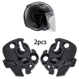 Maxbell 2Pcs Open Face Helmet Lens Base Professional Sturdy Motorcycle Helmet Bases