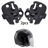 Maxbell 2Pcs Open Face Helmet Lens Base Professional Sturdy Motorcycle Helmet Bases