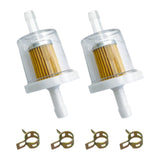 Maxbell 2x Fuel Strainer Kit Fits 1/4" Lines 56002 691035 493629 for Professional
