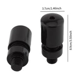 Maxbell 2x Motorcycle Grips Handlebar End Sleek Silder Plugs Handle Bar End Weights Black