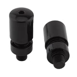 Maxbell 2x Motorcycle Grips Handlebar End Sleek Silder Plugs Handle Bar End Weights Black