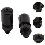 Maxbell 2x Motorcycle Grips Handlebar End Sleek Silder Plugs Handle Bar End Weights Black