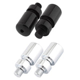 Maxbell 2x Motorcycle Grips Handlebar End Sleek Silder Plugs Handle Bar End Weights Black