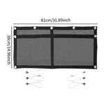 Maxbell Boat Storage Bag Large Capacity Storage Mesh Bag for Travel Boats Kayak 2 Pockets