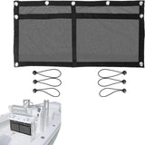 Maxbell Boat Storage Bag Large Capacity Storage Mesh Bag for Travel Boats Kayak 2 Pockets