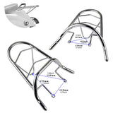 Maxbell Rear Luggage Rack Modification Replacement Decoration Sturdy Luggage Carrier White