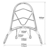 Maxbell Rear Luggage Rack Modification Replacement Decoration Sturdy Luggage Carrier Black