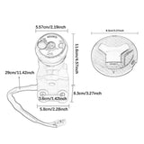 Motorcycle Ignition Lock Replace Parts for Electrombile Ebikes golden