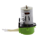 Maxbell 2x 12V Peristaltic Liquid Miniature Dosing Hose Pump for Aquarium Lab Green