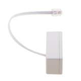 Maxbell 4x2-Way RJ11 Telephone Plug to Socket Adapter Splitter for Landline Telephone