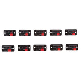 Maxbell 2xPush Release Connector Plate Stereo Speaker Terminal 2 Position 1 Row