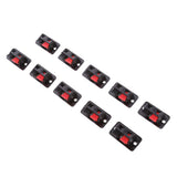 Maxbell 4xPush Release Connector Plate Stereo Speaker Terminal 2 Position 1 Row