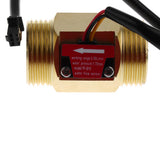 Maxbell 2 Pieces G1" Hall Effect Liquid Water Flow Sensor Switch Flow Meter