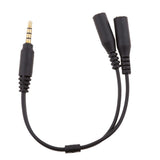 Maxbell 3 Pieces 3.5mm Splitter Mic And Audio Male to Female Adapter for PS4  PC