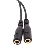 Maxbell 3 Pieces 3.5mm Splitter Mic And Audio Male to Female Adapter for PS4  PC