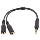 Maxbell 3 Pieces 3.5mm Splitter Mic And Audio Male to Female Adapter for PS4  PC