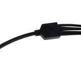 Maxbell 2xDC 1 Female to 5 Male Output Power Splitter Cable Cord Y Adapter