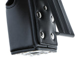 Maxbell 2Pieces PU Leather Case Carry Holder Holster for Motorola GP328 GP338 GP380