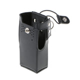 Maxbell 2Pieces PU Leather Case Carry Holder Holster for Motorola GP328 GP338 GP380