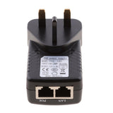 Maxbell 2Pieces UK Plug 12V 1A  Poe Power Supply for Networking Switch Router