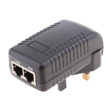 Maxbell 2Pieces UK Plug 12V 1A  Poe Power Supply for Networking Switch Router