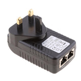 Maxbell 10Pieces UK Plug Poe Power Supply 48V 0.5A Over Ethernet Switch Router