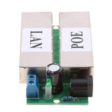 Maxbell 3Pieces Poe Power Supply Module injector for Ethernet Bridge Webcam Black