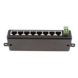 Maxbell 2Pieces 8 POE Ports 12-48V Injector Switch Passive Power Supply Module