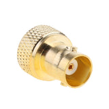 Maxbell 3xRF Coaxial Coax Adapter SMA male to BNC Female Goldplated Connector