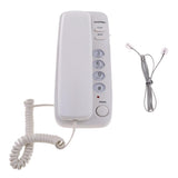 Maxbell 2 Pieces Corded Phone Wall Line Telephone Home Office Business White + Black