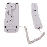 Maxbell 2 Pieces Corded Phone Wall Line Telephone Home Office Business White + Black