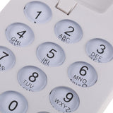 Maxbell 2 Pieces Corded Phone Wall Line Telephone Home Office Business White + Black