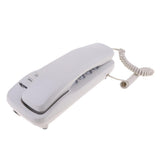 Maxbell 2 Pieces Corded Phone Wall Line Telephone Home Office Business White + Black