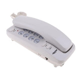 Maxbell 2 Pieces Corded Phone Wall Line Telephone Home Office Business White + Black