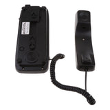 Maxbell 2 Pieces Corded Phone Wall Line Telephone Home Office Business White + Black