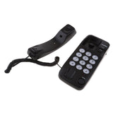 Maxbell 2 Pieces Corded Phone Wall Line Telephone Home Office Business White + Black