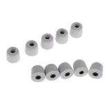 Maxbell 30 Pieces Earbud Memory Foam Eartips Earplug Tips For InEar Headphone 3.0mm