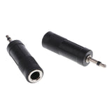 Maxbell 4x3.5mm 1/8"Male Plug Mono to 6.35mm 1/4"Female Jack Audio Converter 5Pcs/set