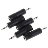 Maxbell 2x3.5mm 1/8"Male Plug Mono to 6.35mm 1/4"Female Jack Audio Converter 5Pcs/set